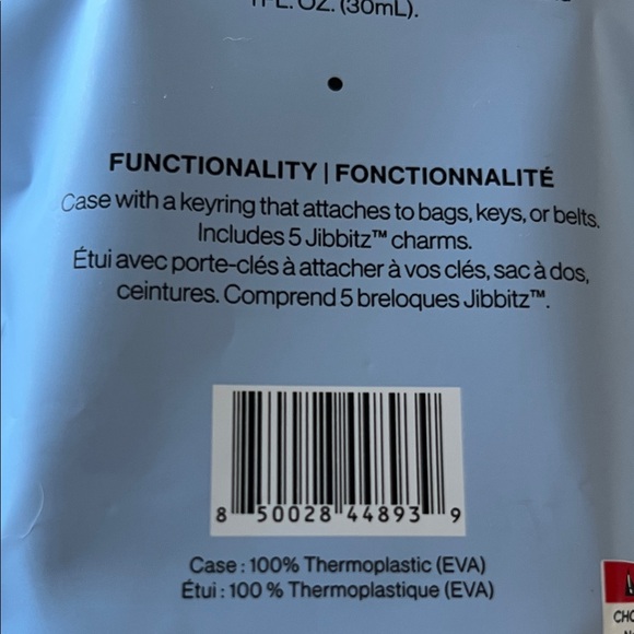 Touchland x Crocs Blue Hand Sanitizer Case with Jibbitz Charms - Picture 3 of 3